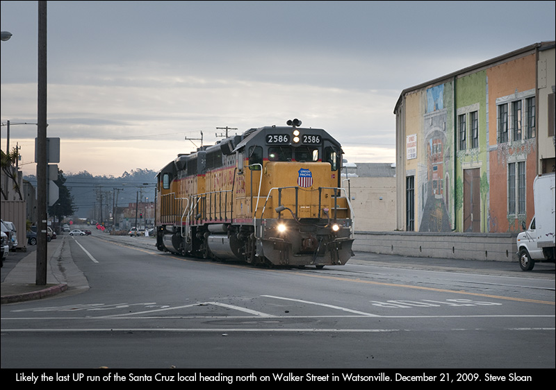 Santa Cruz Trains: Railroads: Southern Pacific Railroad